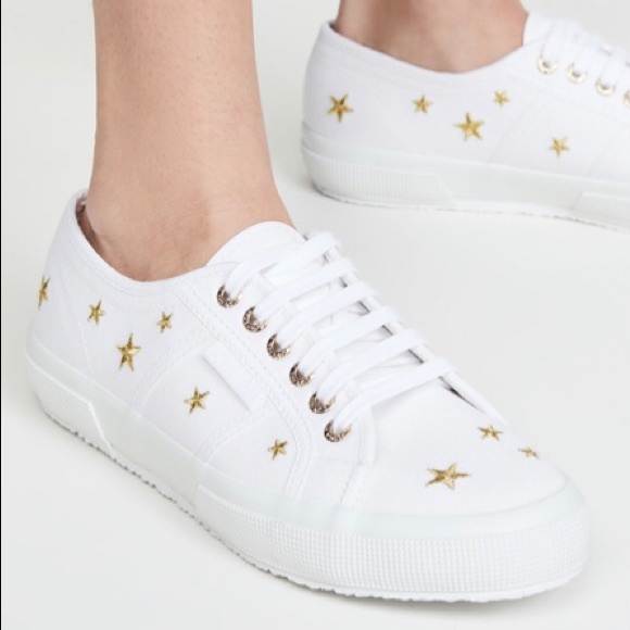 SUPERGA 2750 EMBCOTTON Sneaker in Stars ✨ NWOT - Picture 14 of 16